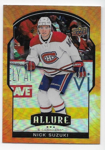 20/21 UPPER DECK ALLURE SUNSET PARALLEL Hockey (#1-100) U-Pick From List - Picture 29 of 98