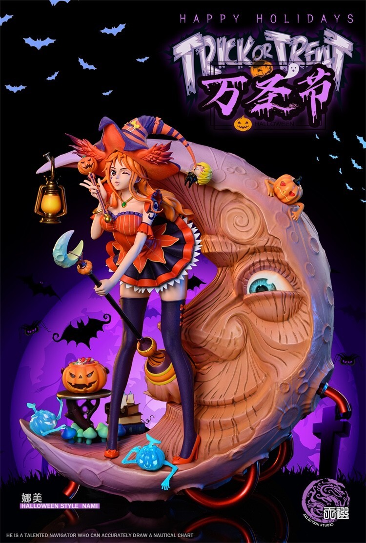 ワンピース　ボニー　ナミ　ステューシー　ヤマト　リンリン　１６個セット Seletion Studio One Piece Halloween Cast Off Nami 1/6 Resin Statue
