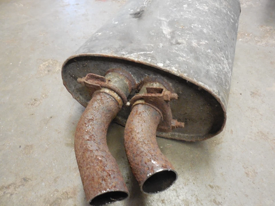 Silenciador escape trasero ID:1-1/2" OD: 1-3/4" 72-89 MERCEDES-BENZ R107 450SL 380SL Foto 4 de 4