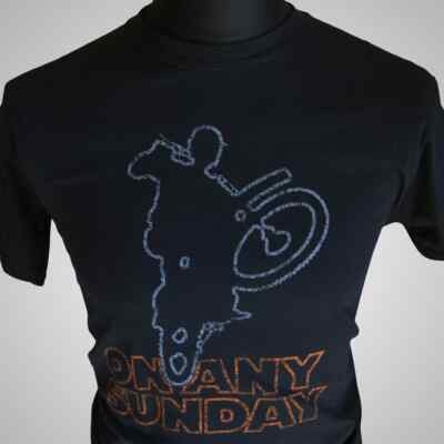 On Any Sunday T-Shirt Retro Film Motorcross Steve McQueen 60er Jahre KTM