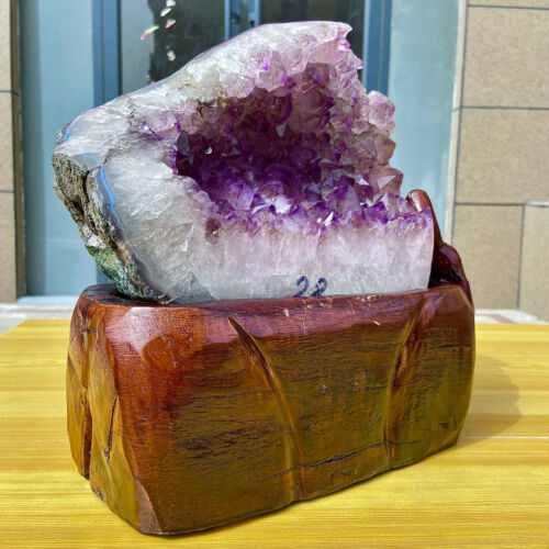 13.84LB Natural amethyst cave quartz crystal cluster mineral specimen healing - Picture 11 of 19