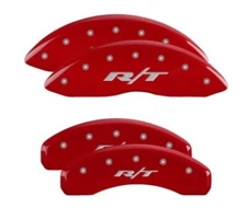 MGP 12204SRT1RD Red Brake Caliper Covers RT for 11-23 Dodge Durango