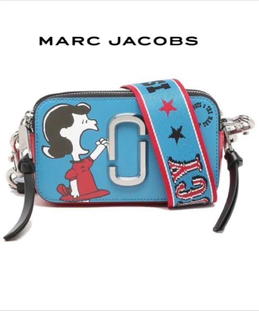 Genuine Marc Jacobs Snapshot Small Camera Bag Black & Blue