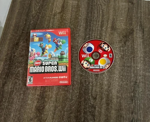 New Super Mario Bros. Wii (Wii, 2009) No Manual! Tested & Working!
