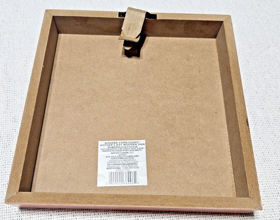 Letrero de madera Modern Expressions Día de la Madre "Mamá eres mi persona favorita..." Foto 2 de 2