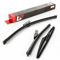 Scheibenwischer Wischerblatt Set Vorne + Hinten FüR Smart Forfour SchräGheck 453