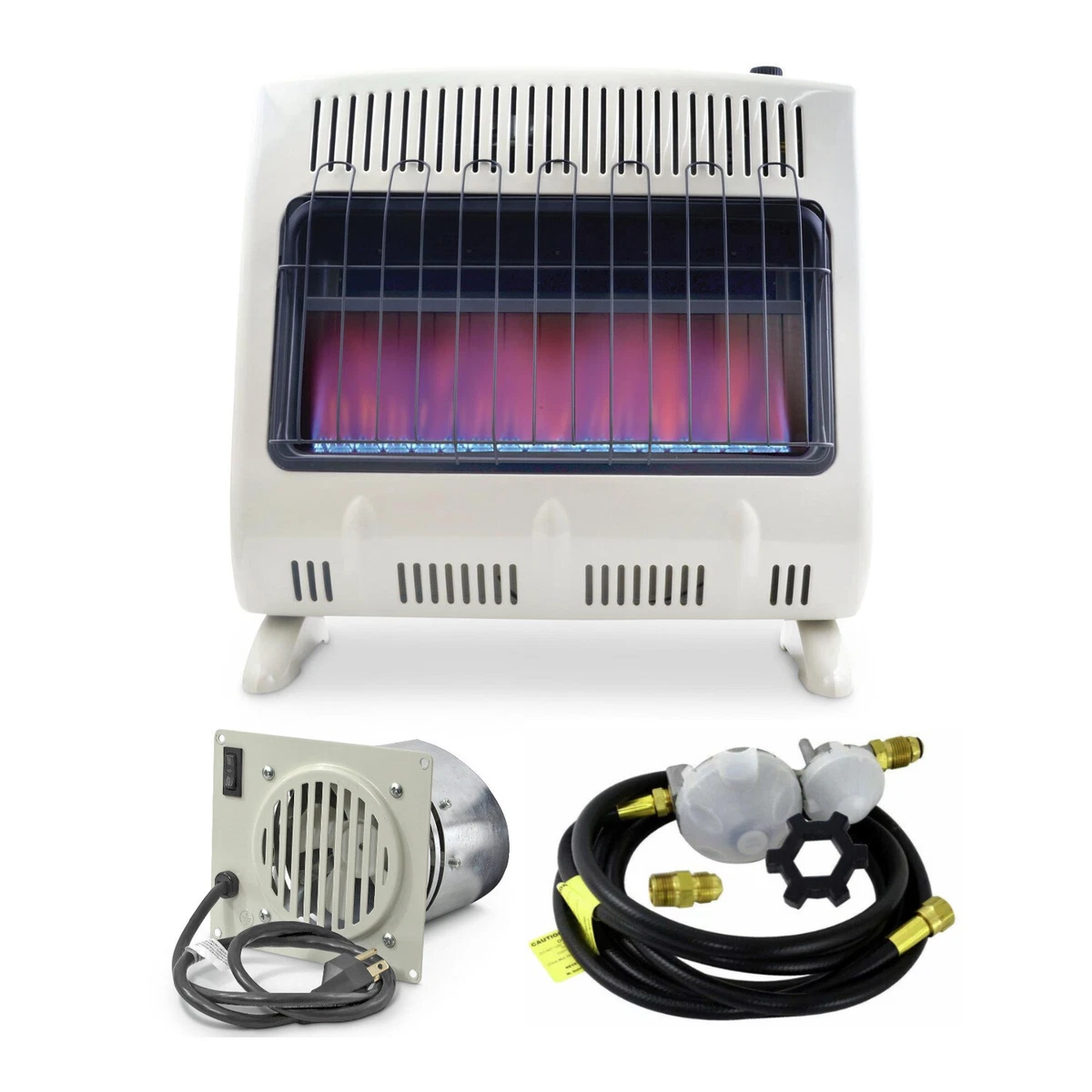 Mr.Heater 30000 BTU Vent Free Propane Heater with Built In Blower and 12ft  Hose 40962873380 | eBay