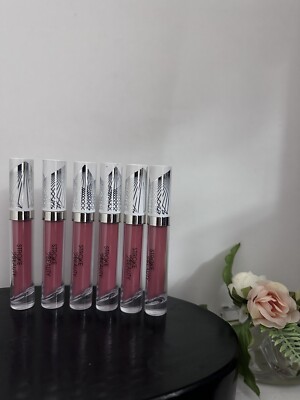 6 New INFLUENCE NUDE ROSE STROKE OF BEAUTY IMPRINT HIGH SHINE LIP GLOSS 18fl.0Z