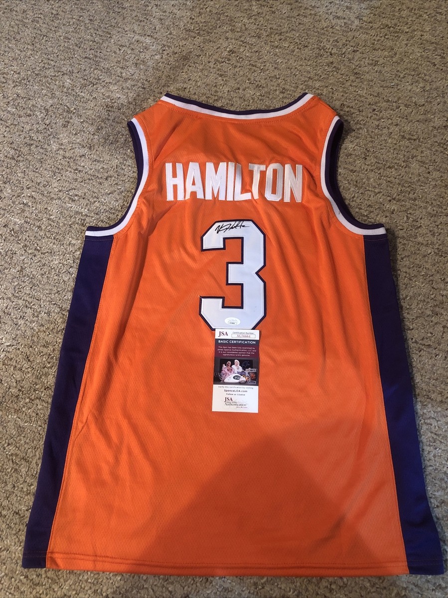 CLEMSON TIGERS- VERNON HAMILTON SIGNED AUTOGRAPH JERSEY JSA COA