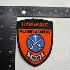 Military HARGRAVE MILITARY ACADEMY Patch (Known As Prep Basketball School) 48a1