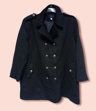 Lovedrobe Women's Black Coat Uk 24, Eur 52