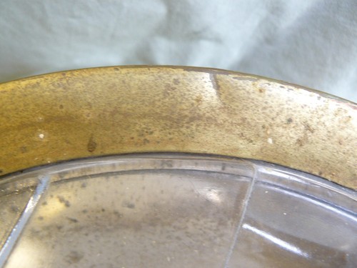 Antique Brass Headlight with 9-1/2" Smith Lens - Electrified - Picture 8 of 18