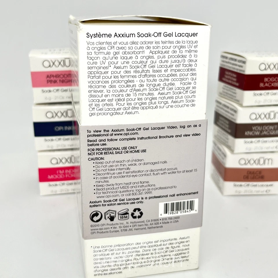 Nuevo Kit de iniciadores estilo OPI Axxium conjunto de cápsulas de esmalte de uñas en gel Foto 4 de 4