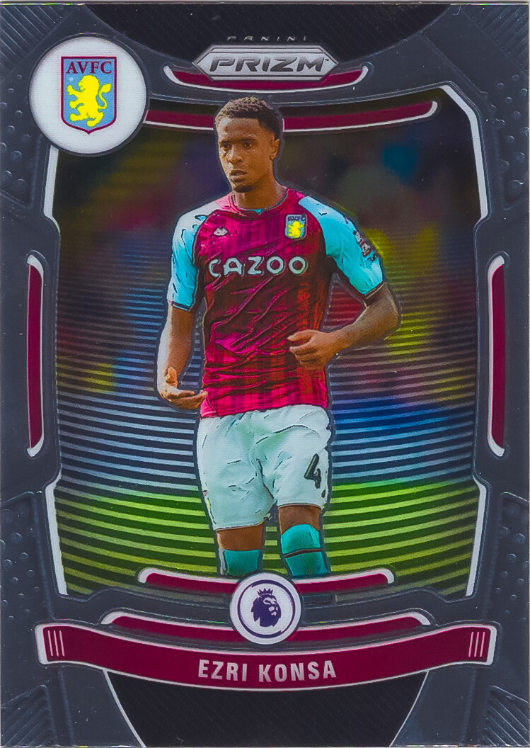 Ezri Konsa 2021-22 Panini Prizm Premier League Soccer Base Card