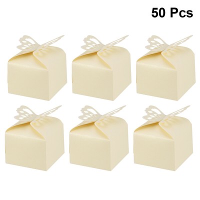 50 Pcs Süßigkeiten Box Süßigkeitenkästen Schillernde Geschenkboxen Aus Papier