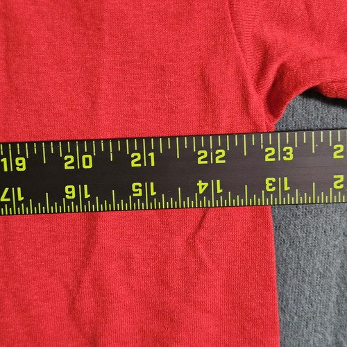 Gildan XL Softball Red The Heat Wave Graphic Short Sleeve T-Shirt - Picture 3 of 8