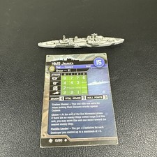  Axis Allies War at Sea TASK FORCE HMS Jamaica 13/60 with card 
