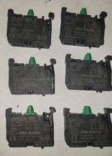 ALLEN BRADLEY CONTACT BLOCK 800F-X10, NORMALLY OPEN CONACT, LOT OF 6