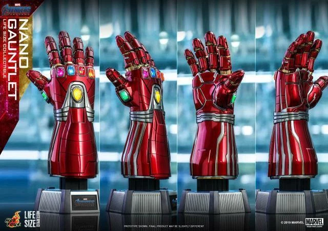 HOT TOYS LMS007 Avengers: Endgame Iron Man escala 1/1 Nano Guantelete EN STOCK Foto 3 de 4