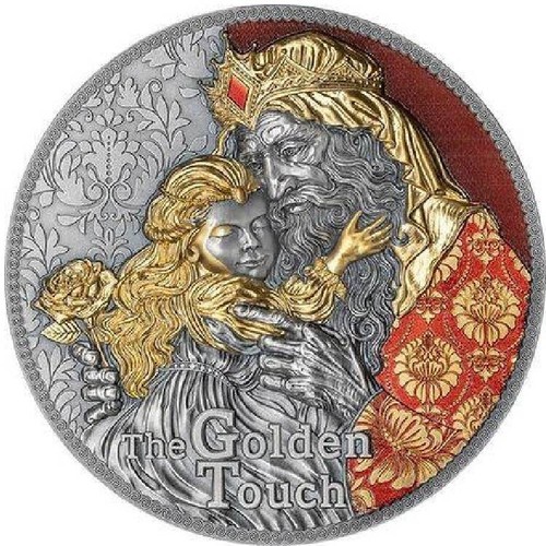 THE GOLDEN TOUCH TWISTS OF DESTINY 2023 2000 Francs CFA 2 oz  Silver  Cameroon - Picture 1 of 3