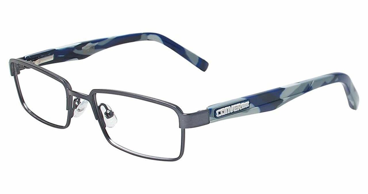 Converse Blue Light Blocking Reading Glasses GunMetal 50mm K012-BLU-GUN