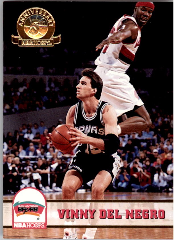 1993-94 Hoops Fifth Anniversary Gold #403 Vinny Del Negro - BSK