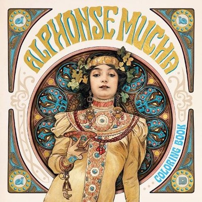 Alphonse Mucha Alphonse Mucha Coloring Book (Paperback) (UK IMPORT)