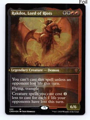 MTG Rakdos, Lord of Riots (Foil Etched) Foil M Commander Legends 532 NM