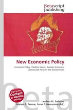 Lambert M. Surhone (u. a.) | New Economic Pol...