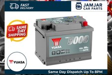 YUASA Car Battery YBX5075 12V 60Ah 640A B13 B14 Fits Alfa Romeo 75 1.8