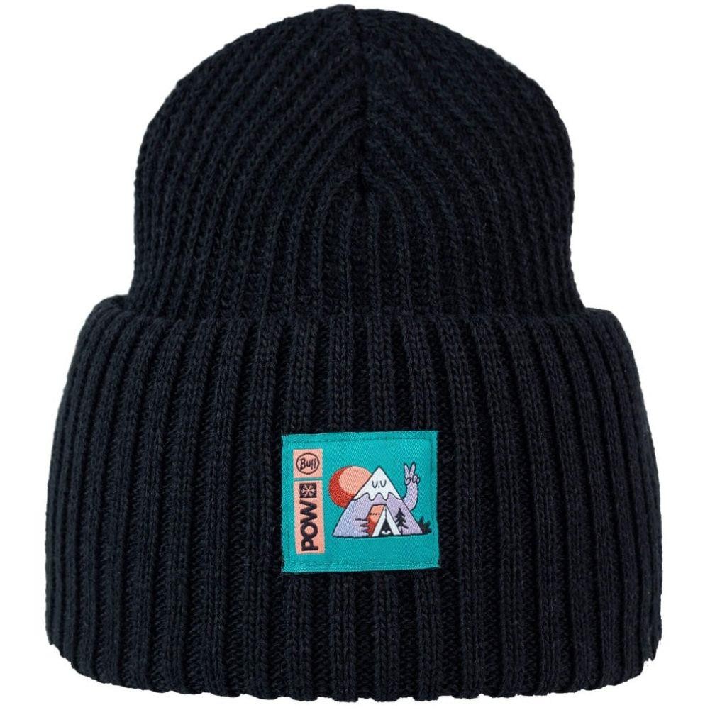 Buff Knitted Beanie (POW Rutger Black by Turbo Bambi)