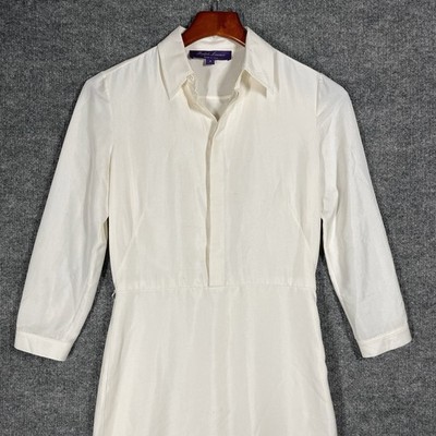 ralph lauren silk shirt dress Silk Mini Shirt dress