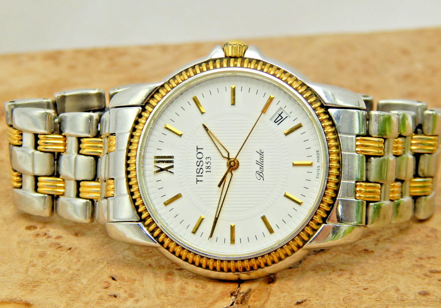 Men's Tissot Ballade C277/377W Two Tone Gents Quartz wrist watch 35mm