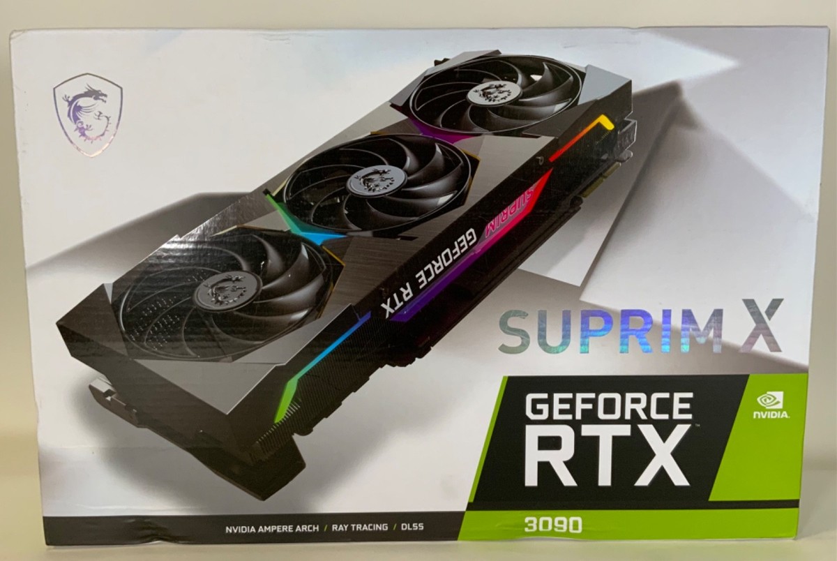 Nvidia MSI Suprim GeForce RTX 3090 24GB OC Edition GDDR6X GPU