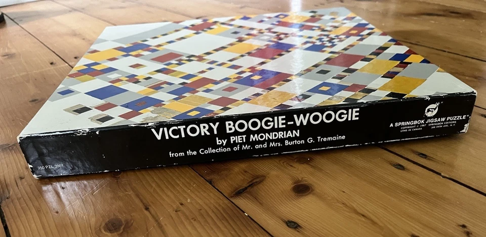 Victory Boogie-Woogie Vintage Springbok Puzzle 1967 - Rare - Piet  Mondrian - Image 4 of 4