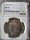 1904 o morgan silver dollar ngc ms63
