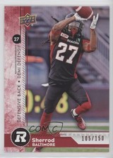 2018 Upper Deck CFL Red 105/150 Sherrod Baltimore #131 o1h