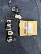 Super Nintendo SNES Original Console OEM System Set. Tested And Works.