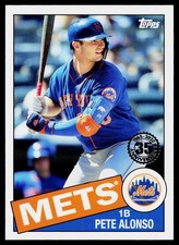 2020 Topps Update #85TB-28 Pete Alonso 1985 Topps Baseball 35th Anniversary
