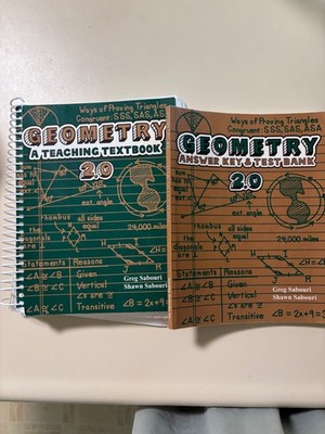 Teaching Textbook Geometry Book and answer booklet