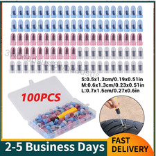 100Pcs Tire Repair Rubber Nails Tyre Puncture Repair Screws Kit with Screwdriver