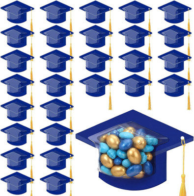 30 Pack Graduation Cap Candy Card Class of 2026 Grad Party Favor Candy Dome Gree