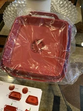 Improvements Red Collapsible Colander (1)