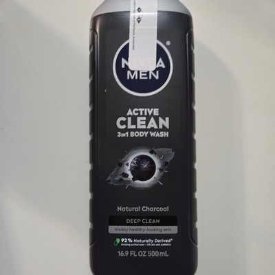 NIVEA Men Active Clean Body Wash - 16.9oz