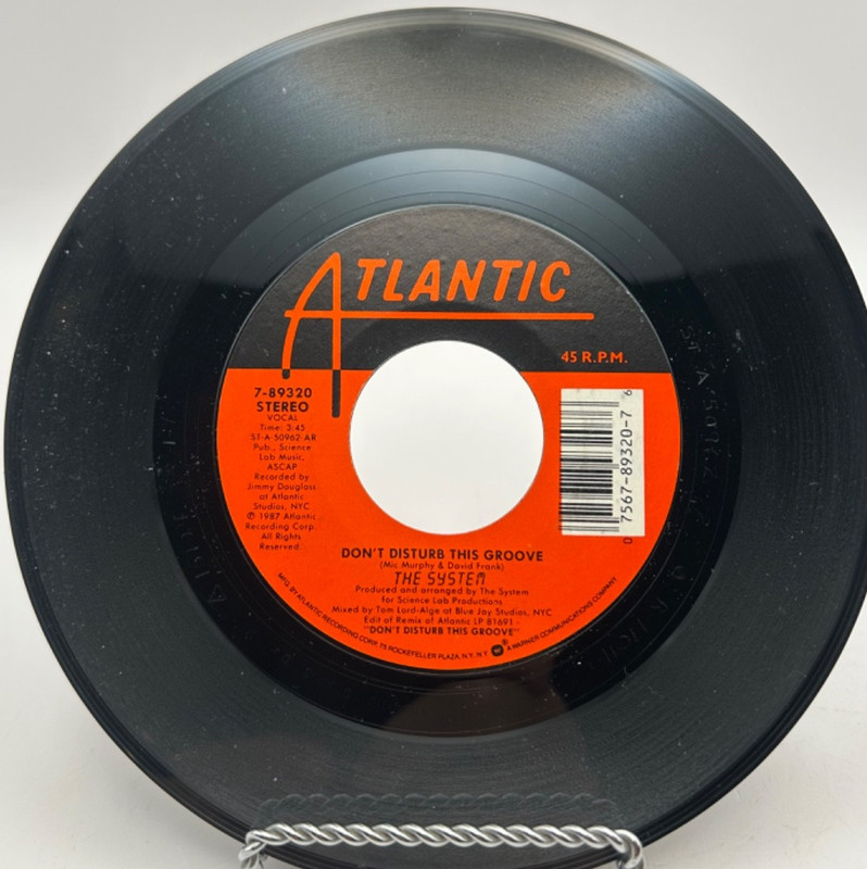 The System – Don’t Disturb This Groove 45 RPM 1987 VG R&B Soul Classic Jukebox