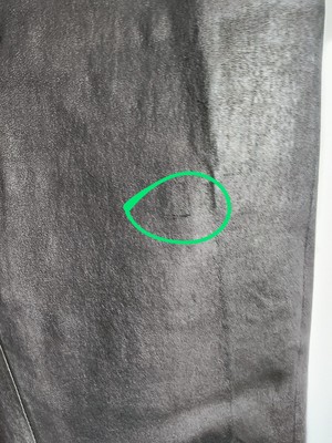 Pantalon En Cuir Extensible Jitrois - Taille 40FR (30US) Noir - Made In France - Occasion Très Bon État