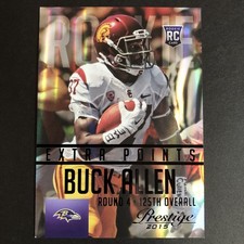 2015 Panini Prestige Buck Allen RC #246 /10 Black Xtra Points Rookie Card Ravens. rookie card picture