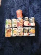 Vintage Kitchen Play Pretend Food Plastic Can La Choy Del Monte Hunts 7pc Lot