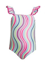 New With Tags Wonder Nation Toddler Girl Multicolor One-Piece Swimsuit Size 3T