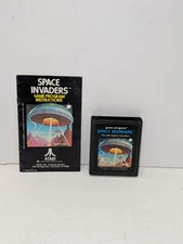 Space Invaders Atari 2600 Game Authentic Cart with Manual Tested Working